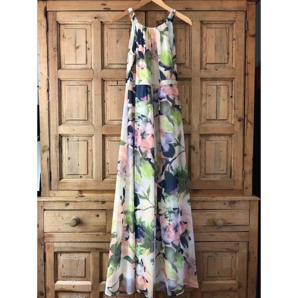 ModCloth Medium Sleeveless Floral Maxi Dress - Picture 2 of 9